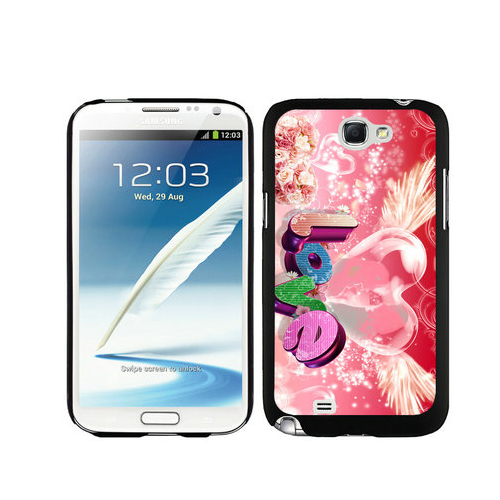 Valentine Fly Love Samsung Galaxy Note 2 Cases DPT - Click Image to Close